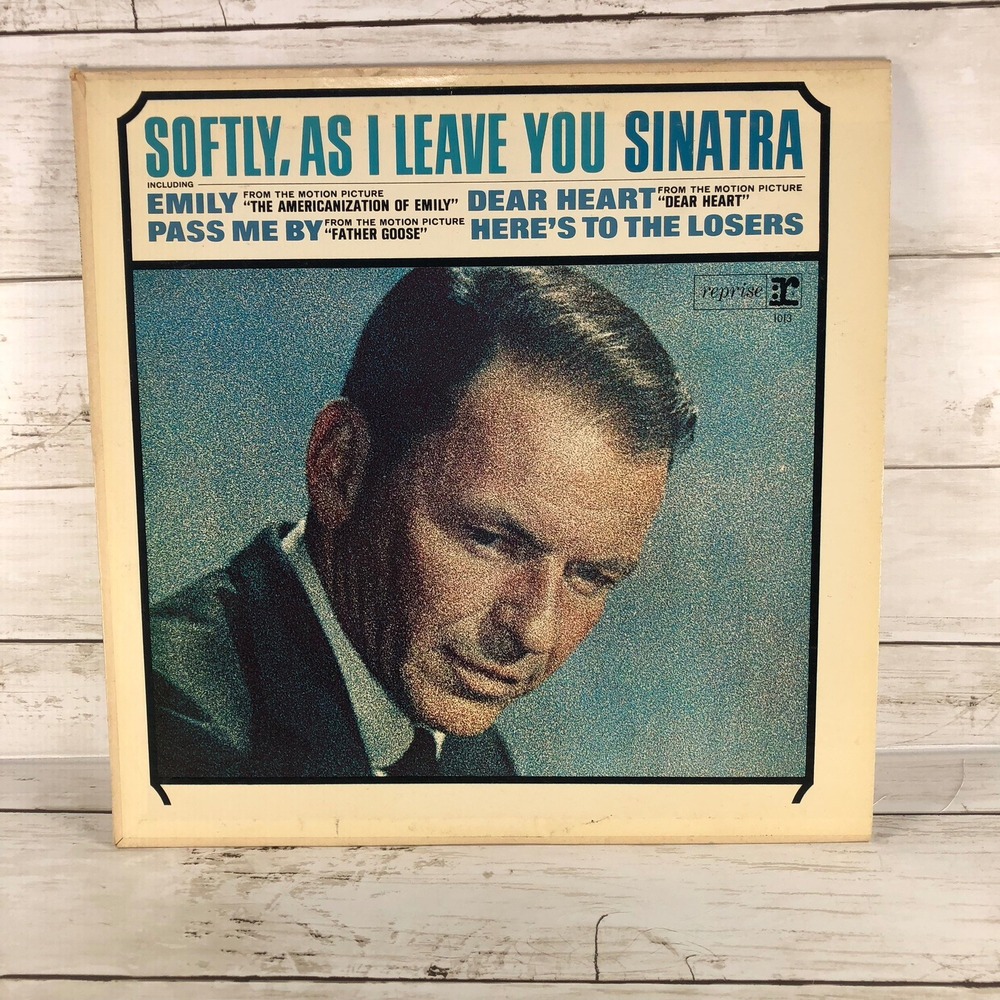 Frank Sinatra Softly As I Leave You Vinyl LP Reprise F-1013 Mono 1964 Vocal Jazz